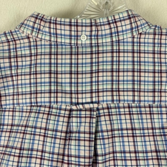 Le Tigre men’s Long Sleeve Button Down White with Red/Blue Stripes Size L - Picture 6 of 10